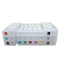 유럽 버전 350ML 11 색 리필 잉크 카트리지 Epson SureColor P6000 프린터 용 칩 포함