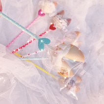 윤스 수제 하트 막대 포춘쿠키 단품(10가지맛 랜덤 1개) (운세 기분좋은 문구), 단품 1개 (초코추가 있음O)