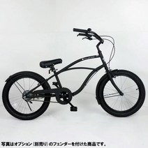 일본 20인치 레저용 해변 자전거 비치크루져 할리 복고풍 바이크 치카노스타일 출퇴근, 검은 색