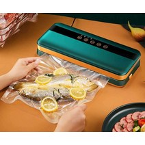 진공 스킨포장기 가정용 진공포장기 식품포장기 고속, 진공 포장기/노르딕 그린+진공 백 30개