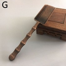 레트로 금속 차 숟가락 중국 주걱 아연 합금 잎 선택기 다도 용품 액세서리 도구 1 개, 주황색