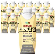정식품 프로틴밀 검은참깨 250mlx18팩 고단백 균형 건강식, 단품