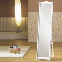 웰우드 모노컬 스탠드형 전신거울 400 x 1600, 워시