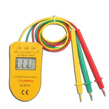 검전기 검상기 측정기 역상 테스터기 휴대용 380V, LED 위상 시퀀스 테이블
