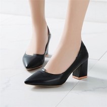 펌프스 포인트 스퀘어굽 언발란스 SJ-1509 라인