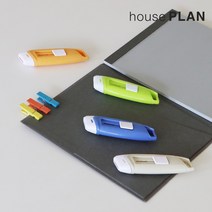 [하우스플랜]무료배송 자석 세라믹 언박싱커터 택배 커터 1+1, 옐로우+옐로우