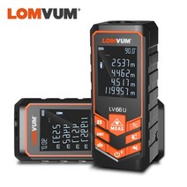 lomvum 66u 레이저 거리 측정기 레이저 거리 측정기 디지털 레이저 테이프 레벨링 80m 120m 눈금자 빌드 측정 장치 trena 레이저, 66유