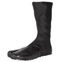 Marugo Jitsuyou 올 블랙 일본 타비 슈즈 클립 12개 포함 블랙. 8 Wide Women6.5 Men, Black