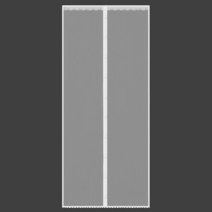 현관문 모기장 자석 버클 방문 방충망 문, 컬러 모기장 화이트