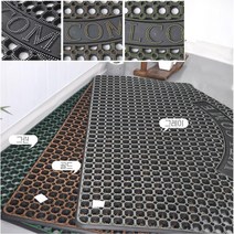 흙털이 깔개 현관바닥매트 가게 출입구발판 실외 매장 출입문 현관매트 업소용발매트 사무실 신발털이, 회색