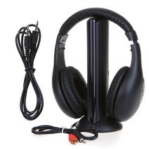 무선전화기 유뮤선전화기 레트로 Mh2001 5 in 1 무선 또는 유선 RF FM 라디오 이어폰 HiFi 헤드셋 헤드폰, 한개옵션0