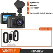 어라운드뷰 후방 사이드 카메라 Vantrue-N1 프로 대시 캠 1.5인치 미니 자동차 DVR 카메라 1080P 비디오 레, 02 N1P-HKW_05 None