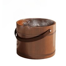 외국친구 편백족욕기 건식 가정용 히노끼족욕통 원목 대야 습식 전기, 족욕통