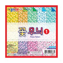 종이나라 양면색종이 꽃무늬 1번 안개꽃 낱개, 1개