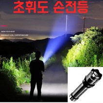 초휘도 손전등 강광 충전식 울트라 라이트 소형 제논 아웃도어 가정용 미니 휴대용 led 내구 망원등, USB 충전