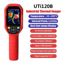 UNI-T UTi260B UTi120S 적외선 열 화상 카메라 지열 감지기 온도 300000 픽셀 해상도 256x192, 03 UTi120B