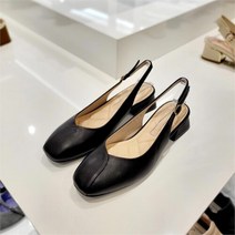 [미소페] By NC02 사선라인 스퀘어 슬링백 112212006BK (9018108)