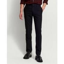 21FW [populet]네이비 패턴 일자핏팬츠 WHPA1D462N2