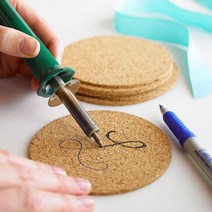 모두의팩토리 오픈마켓용코르크 컵받침 원형 90x3mm 10개 1세트, 코르크 컵받침 원형 90x3mm 10개 1세트