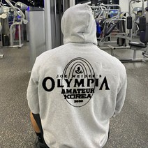 올림피아 오버핏 후드티 헬창옷 GYM 헬스복
