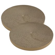 오동나무 써클 스크래쳐 리필 x2개 고양이용품 고양이장난감, 1개