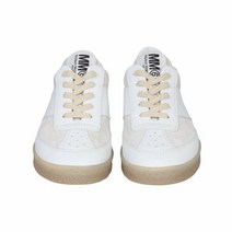 메종 마르지엘라 명품메종마르지엘라 MM6 로고텅 스웨이드 믹스 스니커즈 S59WS0160