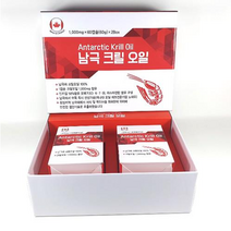 남극 크릴오일1 000mg 120캡슐 4개월 오메가3 아스타잔틴