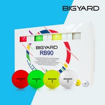 빅야드 RB90 2피스 초고반발 크리스탈 골프공 골프볼, 선택02)빅야드 RB 화이트 12구