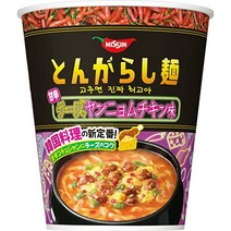 닛신 식품 닛신의 돈가라시 국수 달콤한 치즈 양념 치킨 맛 65g x 12 개