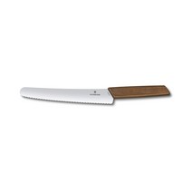 빅토리녹스 스위스 모던 우드 브레드 페이스트리 나이프 22cm 6.9070.22WG