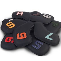 더더블랙 천연가죽 아이언커버 블랙시리즈 1P, A 커버