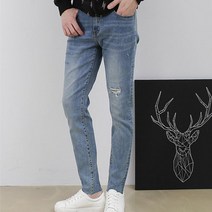 스판 청바지 스크레치 데님진 디스트로이드 남자 남성청바지 청스키니 남성청스키니 스키니진 데님스키니