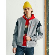 [패딩턴] 그레이 페이스 와펜 스테디움 점퍼 HZTS1D755G2