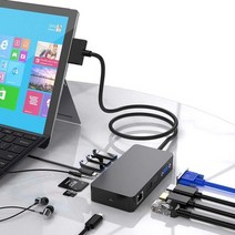 일본직발송 3. Takya Surface Pro 4 Pro 5 Pro 6 USB 허브 도킹 스테이션용 Surface Pro 독 기가비트, One Size_One Color, 상세 설명 참조0, 상세 설명 참조0