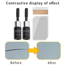 Glass Nano Repair Fluid Kit for Cracked Car Windshield Glue Fix Auto, 한개옵션0