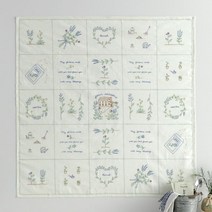 왕초보도 이쁘게 완성하는 프랑스 자수 키트 허브 디자인 모음 5종 호비라호비레, 3번 허브와 야생초