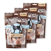스마트본 피넛미니 16피 껌, 피넛맛, 3개