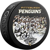 Sher-wood Stanley Cup Photo Souvenir Hockey Puck - 2016 Penguins, 1