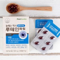 루테인 파워 500mg 1개월분 나이아신 아연 셀레늄 멀티비타민 눈에는 역시 뉴트리가든 눈건강 한미양행