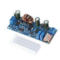 DC 스텝 업 부스트 컨버터 2-24v 3-30v 4A 80w CC CV 전원 모듈 조절식 공급 장치 3.7V 6V 9V 12V USB, 한개옵션0