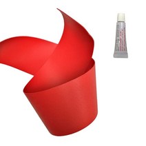 에어 미끄럼틀 50*1000mm 키트 펑크 접착제 수영 풍선 패치 PVC 수리 카누 풀 보트, 01 빨간