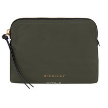 [버버리] 지퍼 나일론 파우치 40209091 NYLON CANVAS GREEN