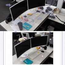공간창조 다용도 선반 손으로 꼭 눌러주면 설치 끝 간편설치