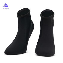 웻수트 웨이크보드복 바다수영 서핑 프리다이빙 해루질 슈트 벡터 2mm 양말 부츠 물 신발 미끄럼 방지 빠른 건조 해변 따뜻한 잠수복 신발 스노클링 양말 남성 여성, 검은색, m