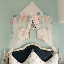 모기장 kids teepee tents children play house castle 면 접이식 텐트 캐노피 침대 커튼 baby crib netting girls boy, 빨간색