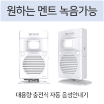 대용량 음성안내기 음성 무인 안내 경고 알람 출입문 인사기 모션 센서, 대용량 음성안내기+5M 케이블+녹음(배송메모 멘트작성)