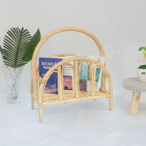 북유럽 아기 라탄 의자 유아 우드 나무 암체어 아이방 꾸미기 원목 체어 성인 캠핑 사진 촬영, D