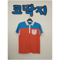 남03081 르꼬끄정품 여름 반팔카라티 골프웨어 중고구제 코딱지구제
