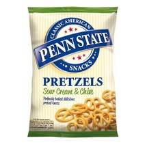 펜 스테이트 Penn State Pretzels 영국 코스트코 샤워 크림 & 차이브 프레즐 650g, 1팩