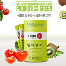 내몸의활력 효소 유산균 3세대 락토핏 장내유익균 뚱보균 식물성 장에좋은 비타민 유산균, 락토핏 그린 60포(식물발효)